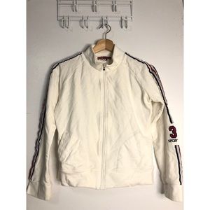 Cream Zip Up Jacket